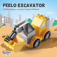 Конструктор Feelo Car Series Excavator, 10 ч.