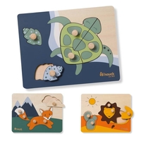 Дървен пъзел Hauck Puzzle N Sort