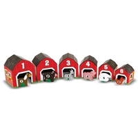 Дървени къщички с животни за ориентация Melissa and Doug 12434