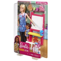 Комплект Mattel BARBIE Учител по рисуване