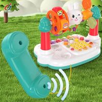 Бебешка интерактивна играчка телефон и пиано Raya Toys Telephone game