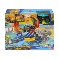 Писта Mattle Hot Wheels Monster Trucks Spiral Shark Smash, JFR08