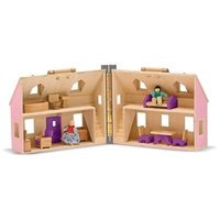 Дървена къща с обзавеждане Melissa and Doug 13701
