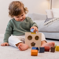 Дървен сортер Hauck Sort N Tidy, Куб, 813014
