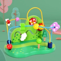 Дървена детска игра Монтесори Raya Toys Лабиринт Гора