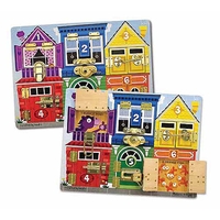 Дървена дъска с ключалки Melissa and Doug 13785