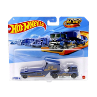Детска играчка камион Mattel Hot Wheels Track Fleet Влекач с ремарке 1:64, асортимент, HYT56