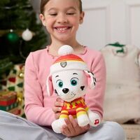 Музикална плюшена играчка Spin Master Paw Patrol Holiday Plushy, 20 см.