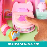 Игрален комплект с фигуркa Spin Master Gabby's Dollhouse 'Pillow Cat' Sweet Dreams Bedroom