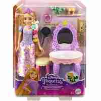 Кукла Mattel Disney Princess Rapunzel, с тоалетка и аксесоари