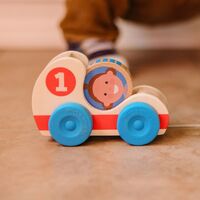 Дървени състезателни коли Melissa and Doug GO Tots 2бр. 30737