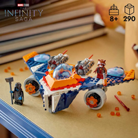 LEGO® Marvel Корабът Warbird на Ракета срещу Ронан 76278