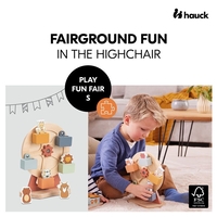 Дървена играчка Hauck Play Fun Fair S подходяща и за табла за игра за стол Alpha+ / Beta+/ Arketa