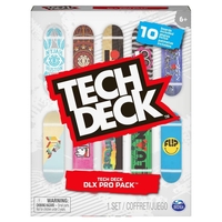Комплект fidget антистрес фингърбордове Spin Master Tech Deck DLX Pro Pack, 10 броя