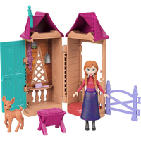 Игрален комплект Mattel Disney Frozen Arendelle Village, мини кукла с аксесоари, JFG19 асортимент