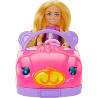 Игрален комплект Mattel Barbie Кукла Chelsea с кола и мече, HXN05