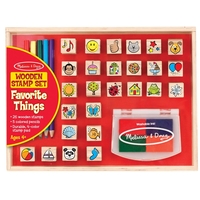 Дървени печати Melissa and Doug Важните неща 19362