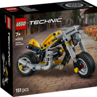 LEGO® Technic Жълт мотоциклет 42225
