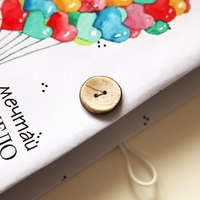 Подвързия за книга - Мечтай смело - балон