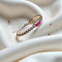 Златен пръстен с Рубинче Lusy