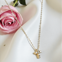 Златно колие с кръстче от 18К злато и диаманти I Gioielli del Sole