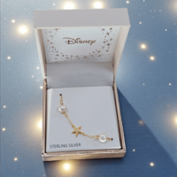 Сребърна гривна с позлата Disney