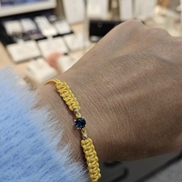 Гривна на конец с Топаз Лондон Блу и елементи от 18К злато Gumon