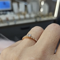 Златен пръстен от розово злато Tиха Елегантност