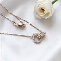 Златно колие Безкрайно Докосване