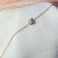 Златна гривна от розово злато с ДиамантПеперудка Lusi Gioielli