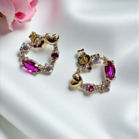 Златниобеци с цикламени циркони