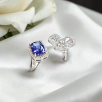 Златен пръстен с Танзанит е Диаманти I Gioielli del Sole