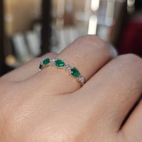 Златен пръстен Изумрудена Хармония I GIOIELLI DEL SOLE