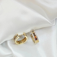 Златни халки Цветна Елегантност