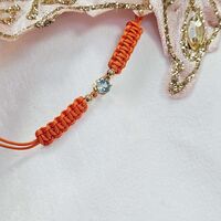 Гривна на конец с Топаз и елементи oт 18К злато Gumon