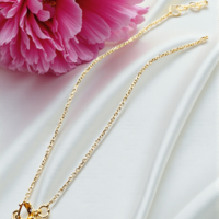 Златна гривна с Цитрин и 18К злато Gumon