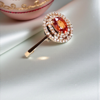 Златен пръстен с природен сапфир и диаманти I GIOIELLI DEL SOLE