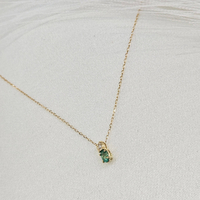 Златно колие с Диамант и Изумруд I Gioielli del Sole