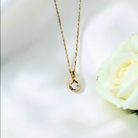 Златно колие с диамант от 18К злато I GIOIELLI DEL SOLE