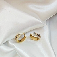 Златни халки Цветна Елегантност