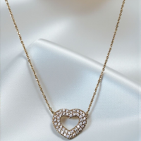 Дамско златно колие „Cuore di Luce“