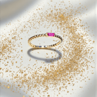 Златен пръстен с Рубинче Lusy