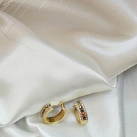 Златни халки Цветна Елегантност