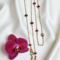 Златно Колие с Рубини