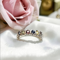 Златен пръстен Сапфирена Дъга