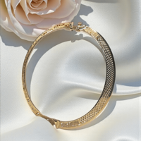 Твърда гривна Италианска Филигран