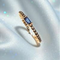 Златен пръстен със сапфир LUSI Gioielli