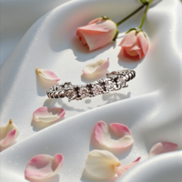 Златен пръстен от бяло злато 18К с диаманти, I Gioielli del Sole