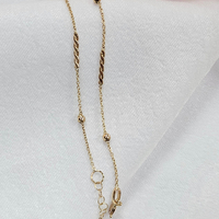 Златна гривна със седем златни елемента