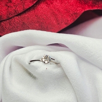 Златен пръстен от Бяло Злато Вечна Светлина